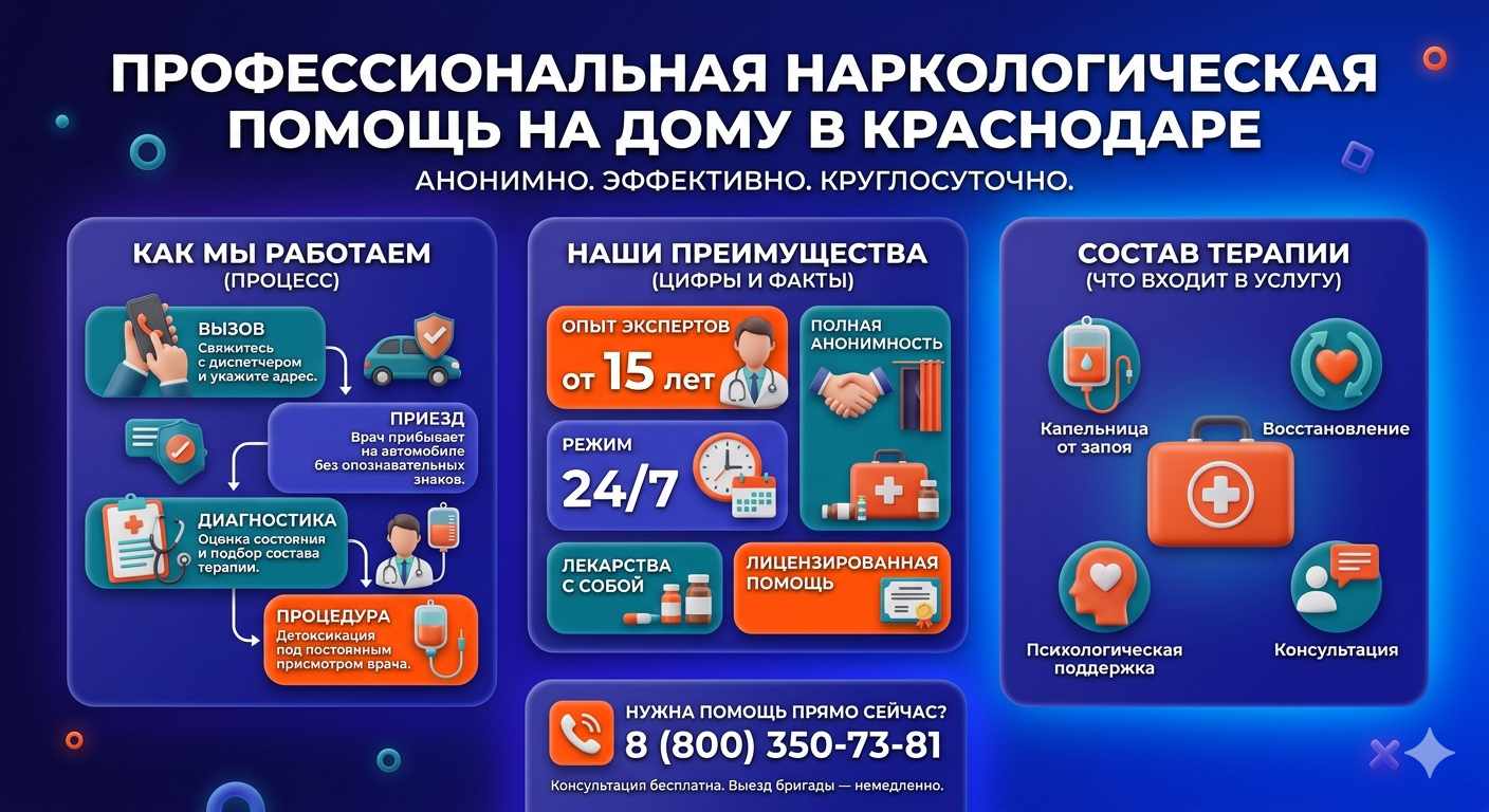 Инфографика о принципах лечения алкоголизма на дому в Аскино: этапы вызова нарколога, преимущества анонимной детоксикации и состав медицинской помощи.